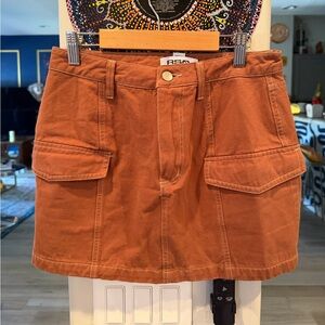 RSQ Terracotta Mini Skirt
